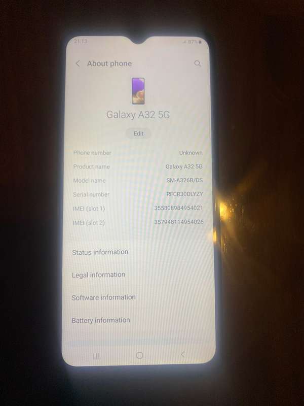 samsung galaxy a32 5g