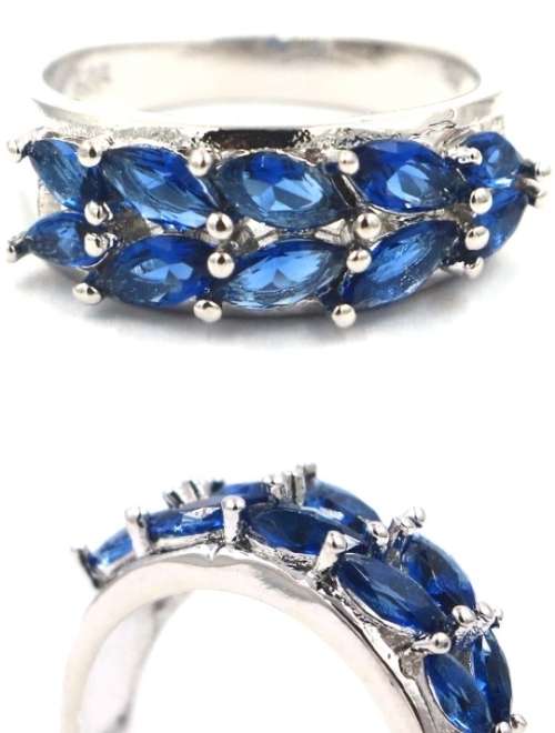 TRUELY FABULOUS ENGAGEMENT RING. NATURAL TANZANITE RING
