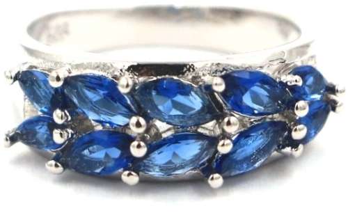 TRUELY FABULOUS ENGAGEMENT RING. NATURAL TANZANITE RING