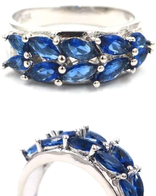 TRUELY FABULOUS ENGAGEMENT RING. NATURAL TANZANITE RING