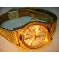 OMEGA AUTOMATIC GENEVE LADIES GOLD WATCH