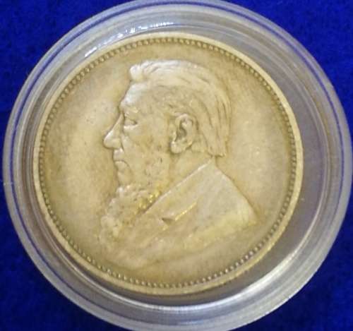 Framed set of ZAR and British coins used during the 2nd Boer war.1899 to 1902.
