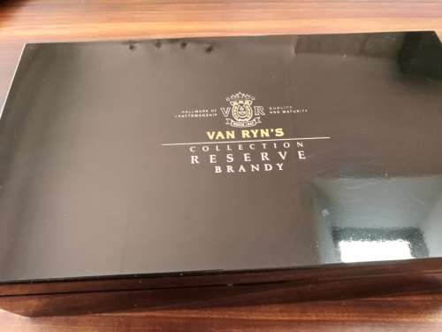 Van Ryn`s collectors boxed set of brandies. Extremely scarce. Fantastic Christmas gift.