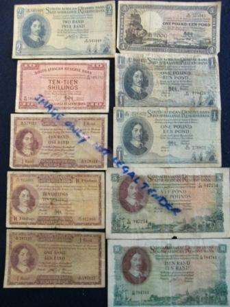 Collection of used notes