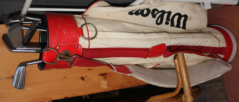 Golf bag with various clubs - price reduced!!