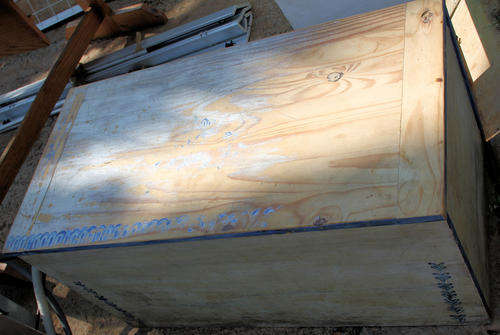 Pine chest - toy box or linen box