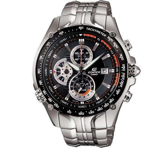 CASIO EF-543D-1AV EDIFICE chronograph date SS bracelet black
