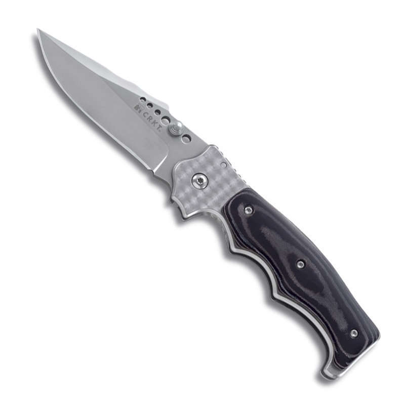 CRKT 7080M, Crawford Natural 2, Micarta Handle, OutBurst Razor Sharp Edge