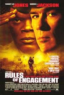 RULES OF ENGAGEMENT (DVD) "A FORCEFUL POWERFUL THOROUGHLY CONVINCING FILM"