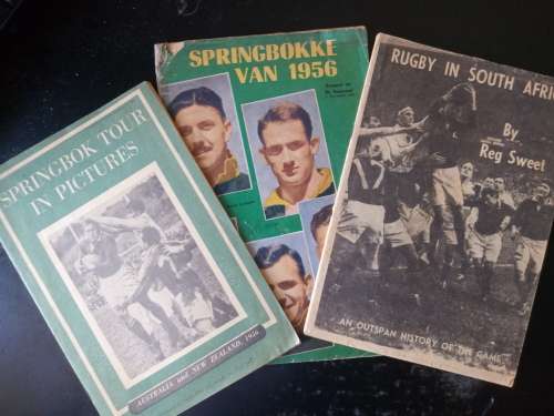 Three Rugby brochures: 1956-1957