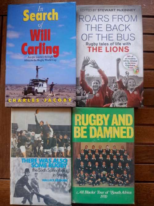 4 Rugby books. See details below
