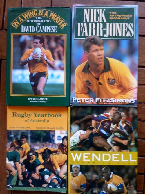 4 Australian Rugby Books. See detail below