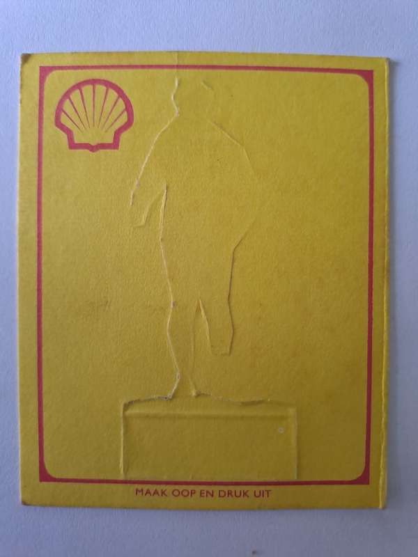 Boland. Shell SA Rugby teams `Pop-ups`. c1974 Size of card 60mmx75mm VERY SCARCE