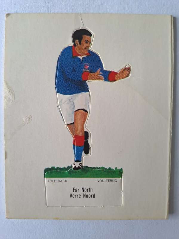 Far North. Shell SA Rugby teams `Pop-ups`. c1974 Size of card 60mmx75mm VERY SCARCE