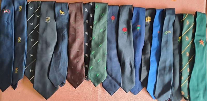 17 South African provincial rugby ties - for details see images and description below