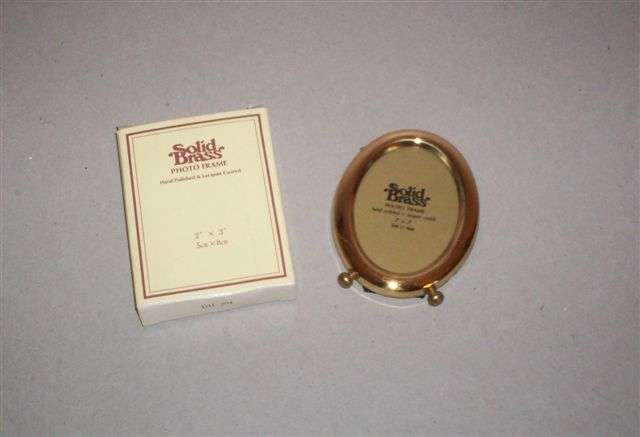 Brass photo frame