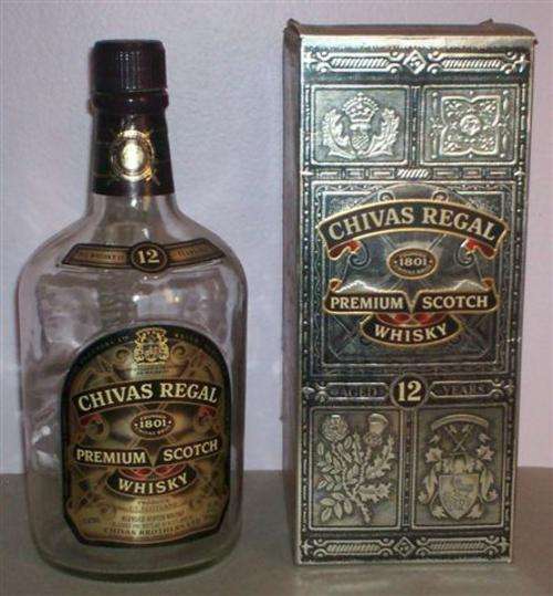 Chivas Regal Box and bottle