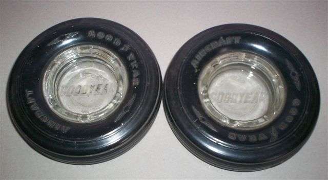 Goodyear tyre ashtrays