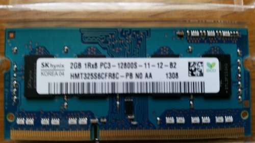 SK Hynix 2GB DDR3 1600 (12800s) 1.5V Laptop Memory
