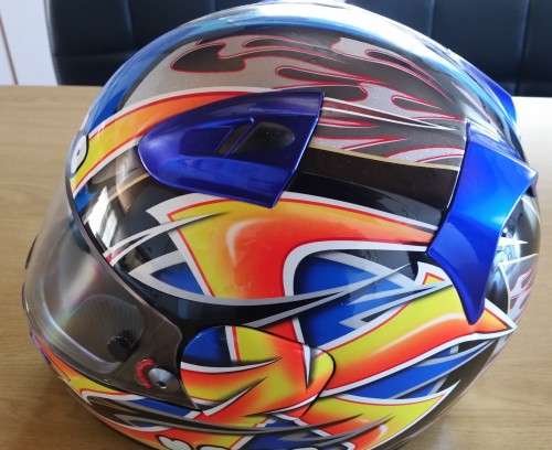 NAVA BRITISH SUPERBIKE HELMET SIZE LARGE (60)