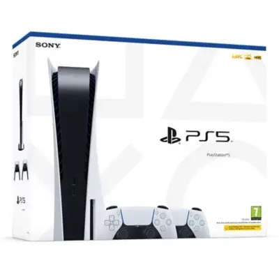 PlayStation 5 (PS5) Disc Edition + Extra Controller (PS5) - NEW SEALED WITH WARRANTY