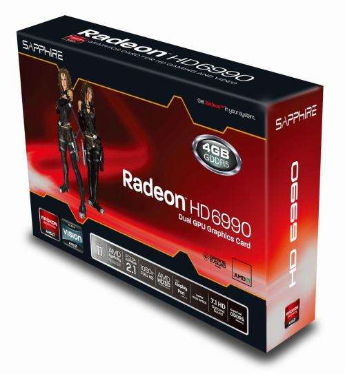 SAPHIRE RADEON HD6990 4GB 512 Bit Dual Graphics Card