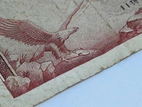 BANK OF RHODESIA AND NYASALAND 10 SHILLING  11 JANUARY 1961 BANK NOTE