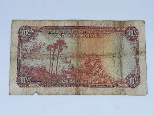 BANK OF RHODESIA  AND NYASALAND 11TH JANUARY 1961 BANK NOTE
