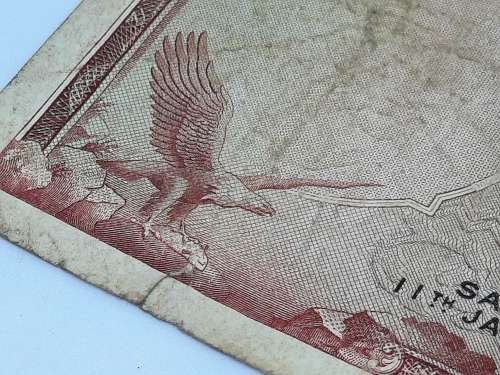 BANK OF RHODESIA  AND NYASALAND 11TH JANUARY 1961 BANK NOTE