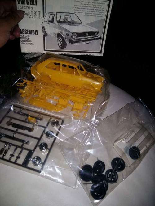 Vintage Matchbox / AMI 1-25th scale Model kit ~ PK4120 ~ VW Golf  ~ like new in Original Box ~ 1981