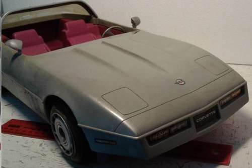 Barbie 1983 Grey Corvette