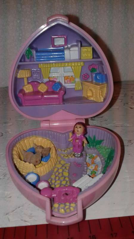 Polly Pocket - Cat home - 1993 Blue bird