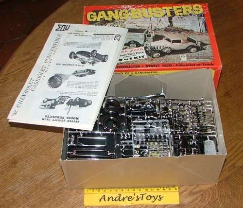 MPC ~ Gang Busters '32 Chevy Cabriolet Pannel Truck ~  RARE VINTAGE KIT - BOXED #205-249
