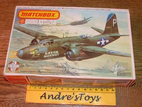 Vintage Kit by Matchbox ~ PK120 Douglas Boston IV Havoca-20G ~ Plastic Kit ~ 1983