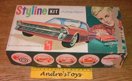 Rare Vintage Kit by AMT - BOXED ~ Ford Galaxie S121 ~ Part Built