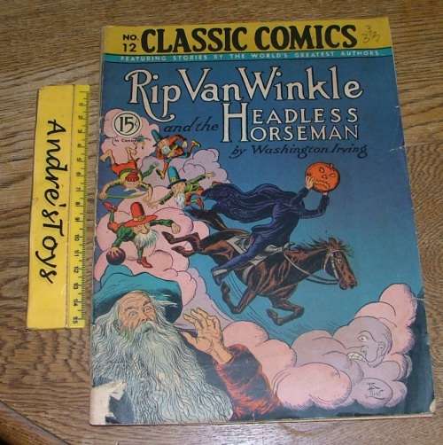 Classic Comic: No12 ~ Rip Van Winkle and the headless Horseman