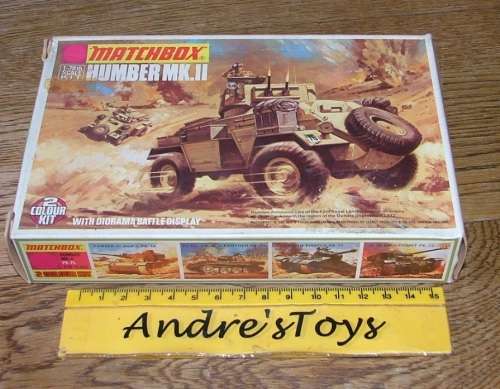 Vintage Kit by Matchbox ~ PK-0075 ~ Humber MK.II ~ Plastic Kit ~ 1973