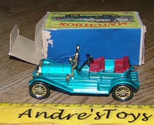 Matchbox Models of Yesteryear ~ Y-12 1909 Tomas Flyabout ~ Picture box ~ England