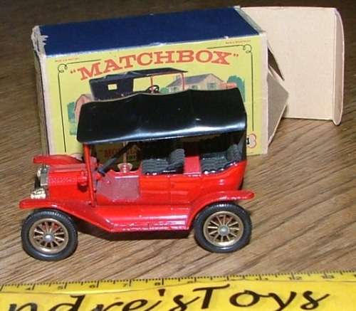 Matchbox Models of Yesteryear ~ Y-1 1911 Model T Ford ~ Picture box ~ England