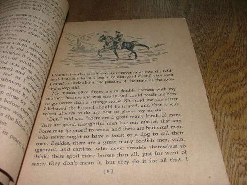 Black Beauty by Anna Sewell Whitman Publishing #706, illustrated by Dan Muller 1945