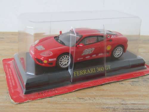 Ferrari Collection ~  #34 - 360 GT ~ Collectible Metal die cast scale model, incl. book & boxed,