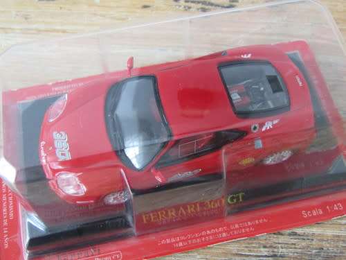 Ferrari Collection ~  #34 - 360 GT ~ Collectible Metal die cast scale model, incl. book & boxed,