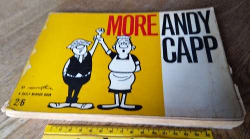 1962 Black & White Andy Capp Cartoon Book "More Andy Capp"