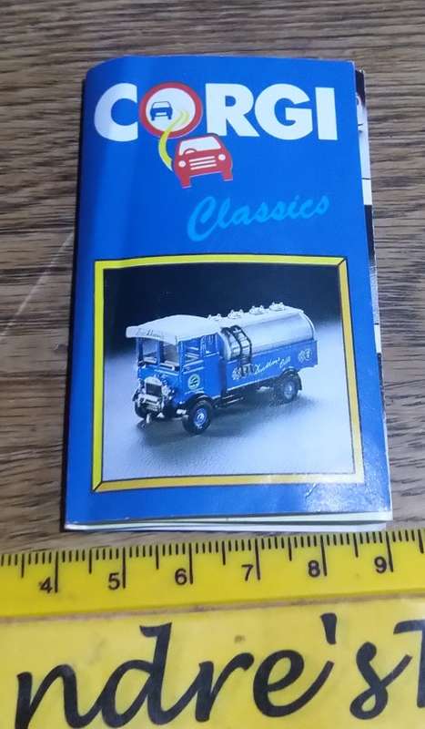 Corgi Classics Die-cast ~ Pamphlet