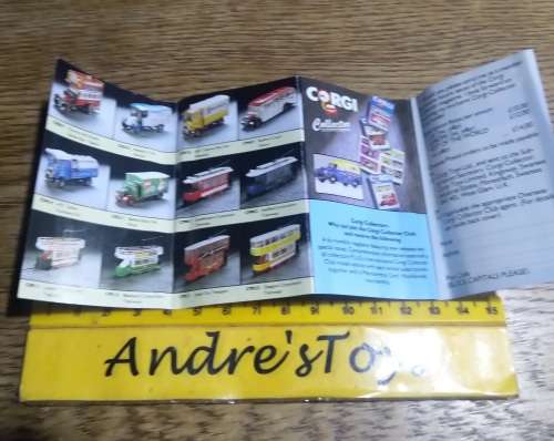 Corgi Classics Die-cast ~ Pamphlet