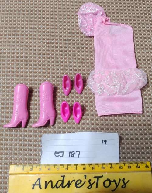 Barbie - Clothes Accessories - Party Dress Handmade