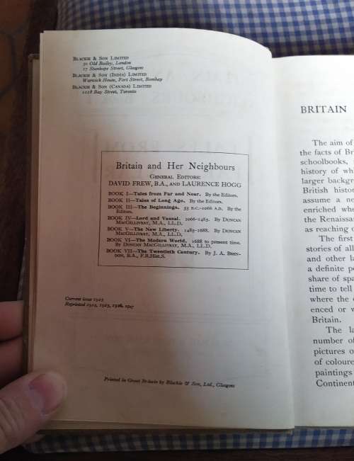 Britain & her Neighbours book one ~ Tales from Far & Near