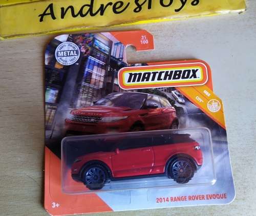 2019 Matchbox ~ 31/100 '2014 Range Rover Evoque ~ Mint on Short card