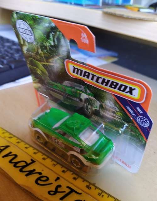 2019 Matchbox ~ 66/100  `85 Porsche 911 Rally ~ Mint on Short card
