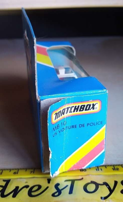 1981 Matchbox ~ Blue Window Box ~ MB 10 US Police Car ~ in original box